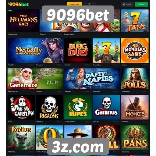Comparação de jogos oferecidos pelo 9096bet